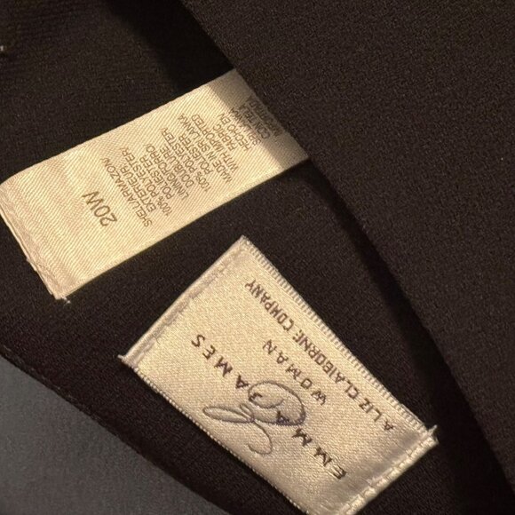 Emma James Black  Skirt With Decorative Chain Detail For Women Size 20W - Picture 4 of 12